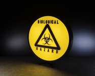 Dekoracja świecąca lampka atom stalker fallout biohazard postapo