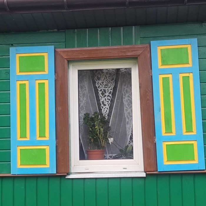 Okiennice drewniane rustykalne stary styl solidne dowolny wymiar