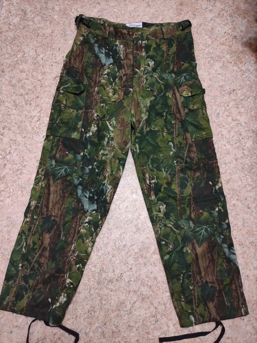 Штаны камуфляж охота рыбалка тактические Woodland Green р.XL пояс100см
