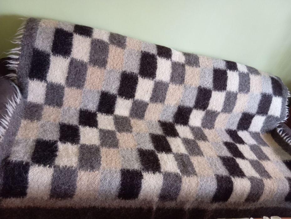 Koc wełniany wełna owcza 100% 190*210cm