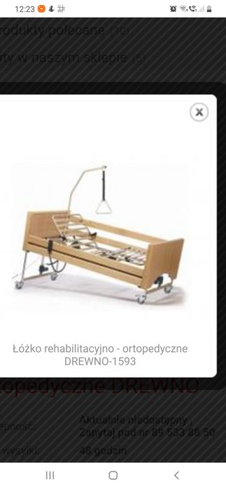 Łóżko rehabilitacyjno- ortopedyczne