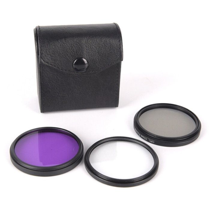 Filtros X 3 UV+CPL+FLD Lens