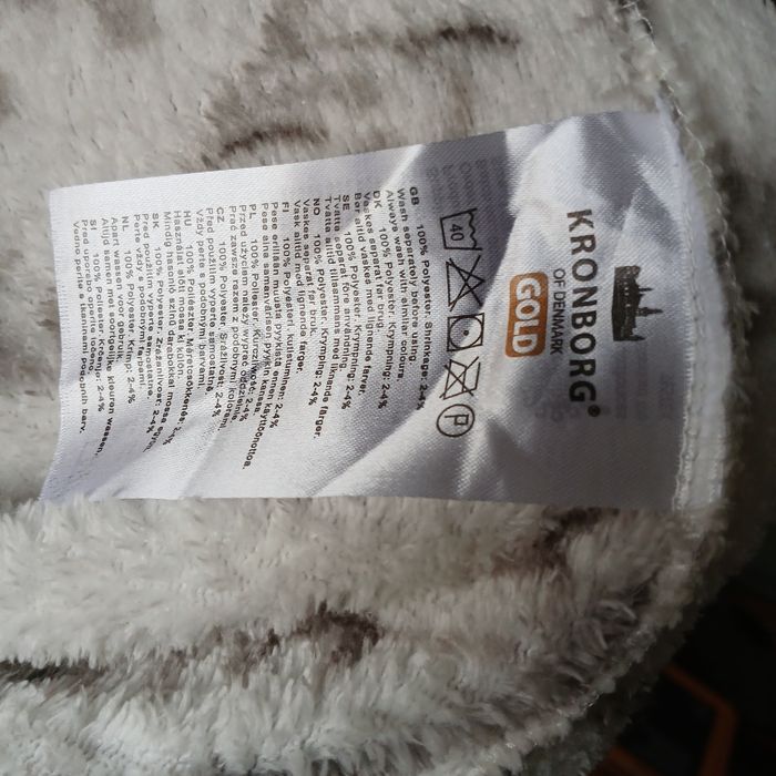 Шикарный флисовый халат из Дании Kronborg Gold. Р-р L/XL