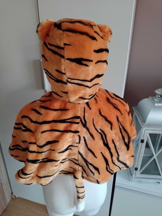 NOWY strój pelerynka TYGRYSA TYGRYSKA TYGRYS  przebranie 86/98 (413)