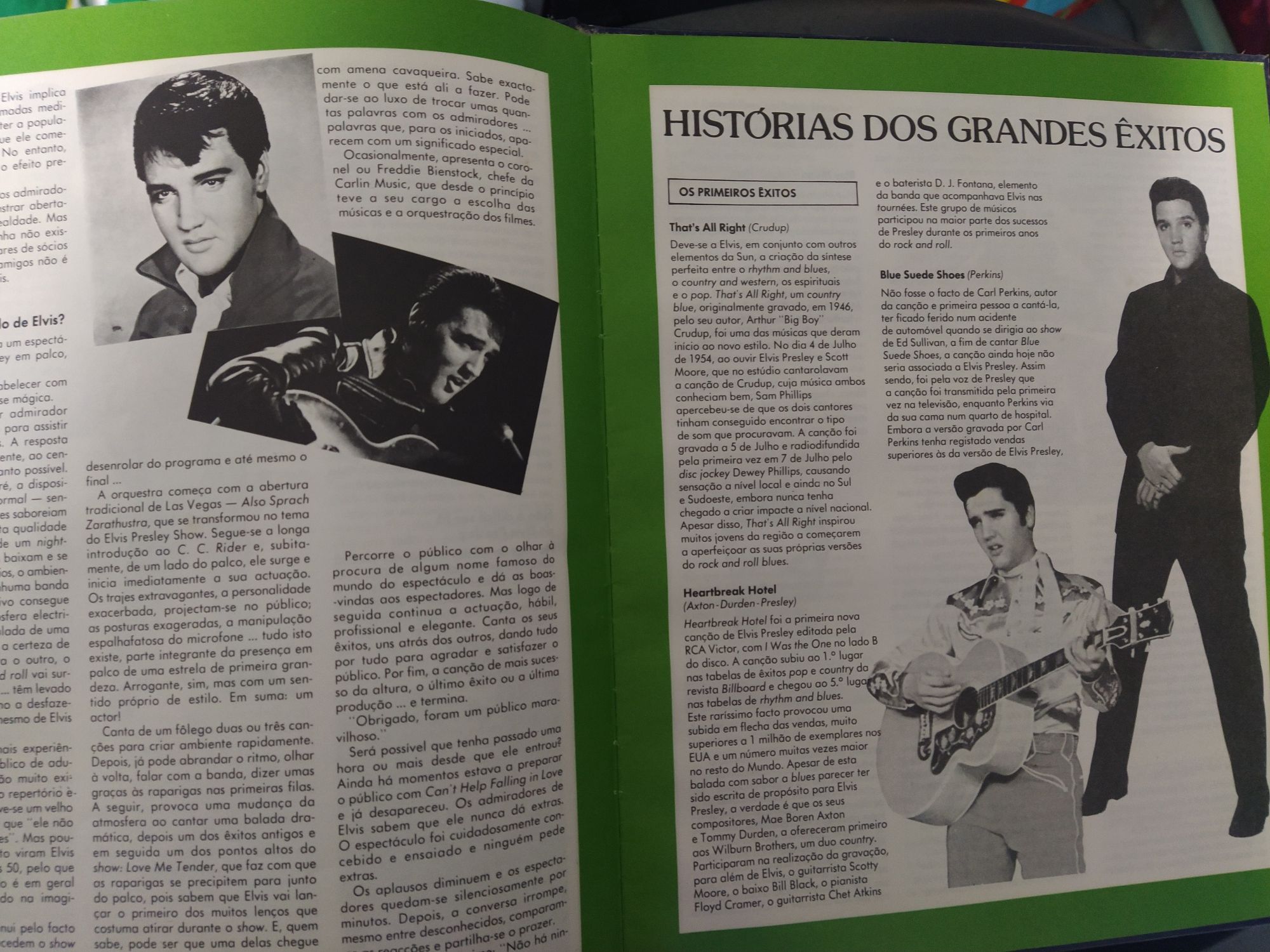 Compilação de 4 Cassetes e 1 Livro de Elvis - "The Legend Lives On"