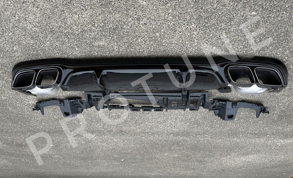 Диффузор E63 AMG E53 AMG Mercedes E-class W213 2015+ Насадки Накладка