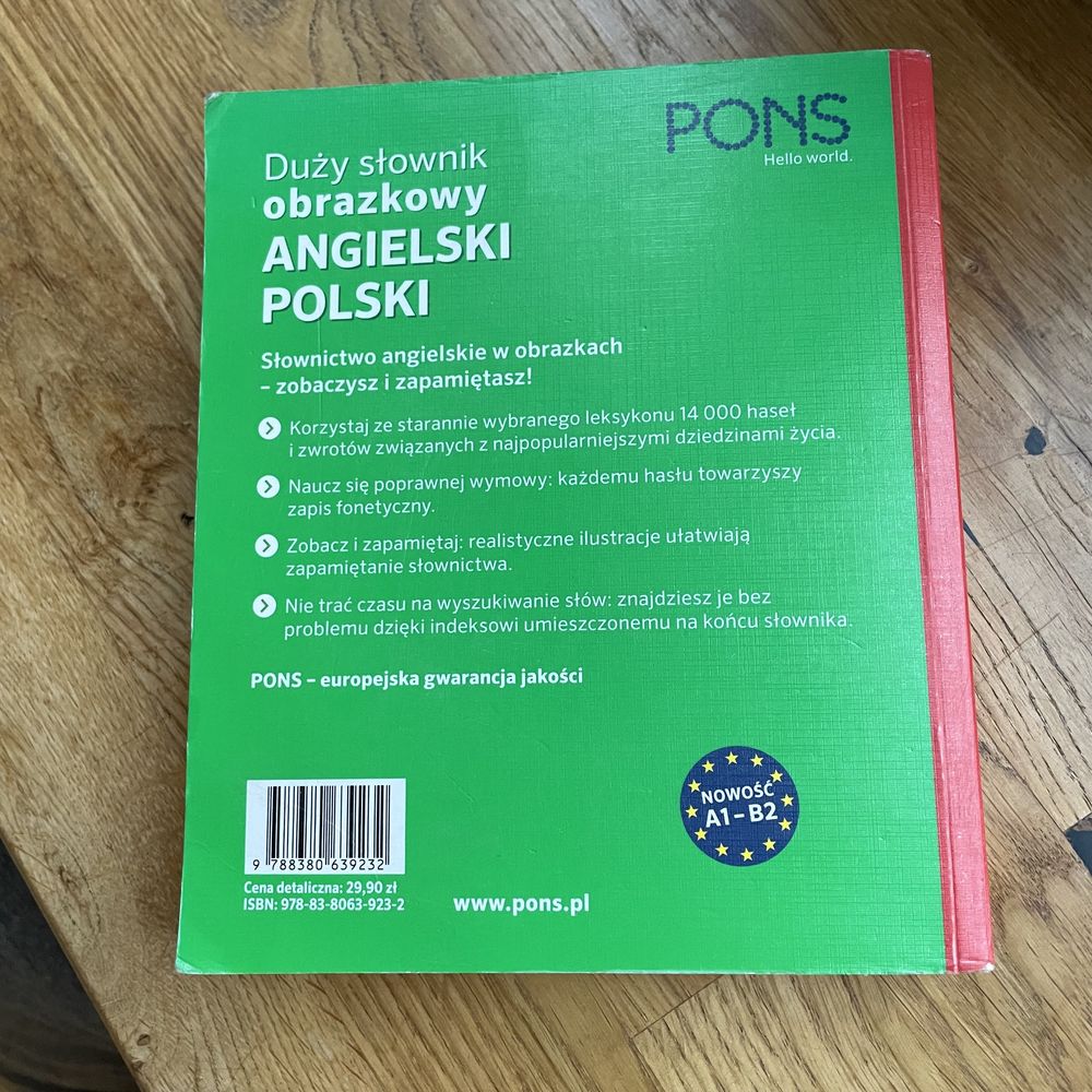 Słownik kieszonkowy Pons angielski