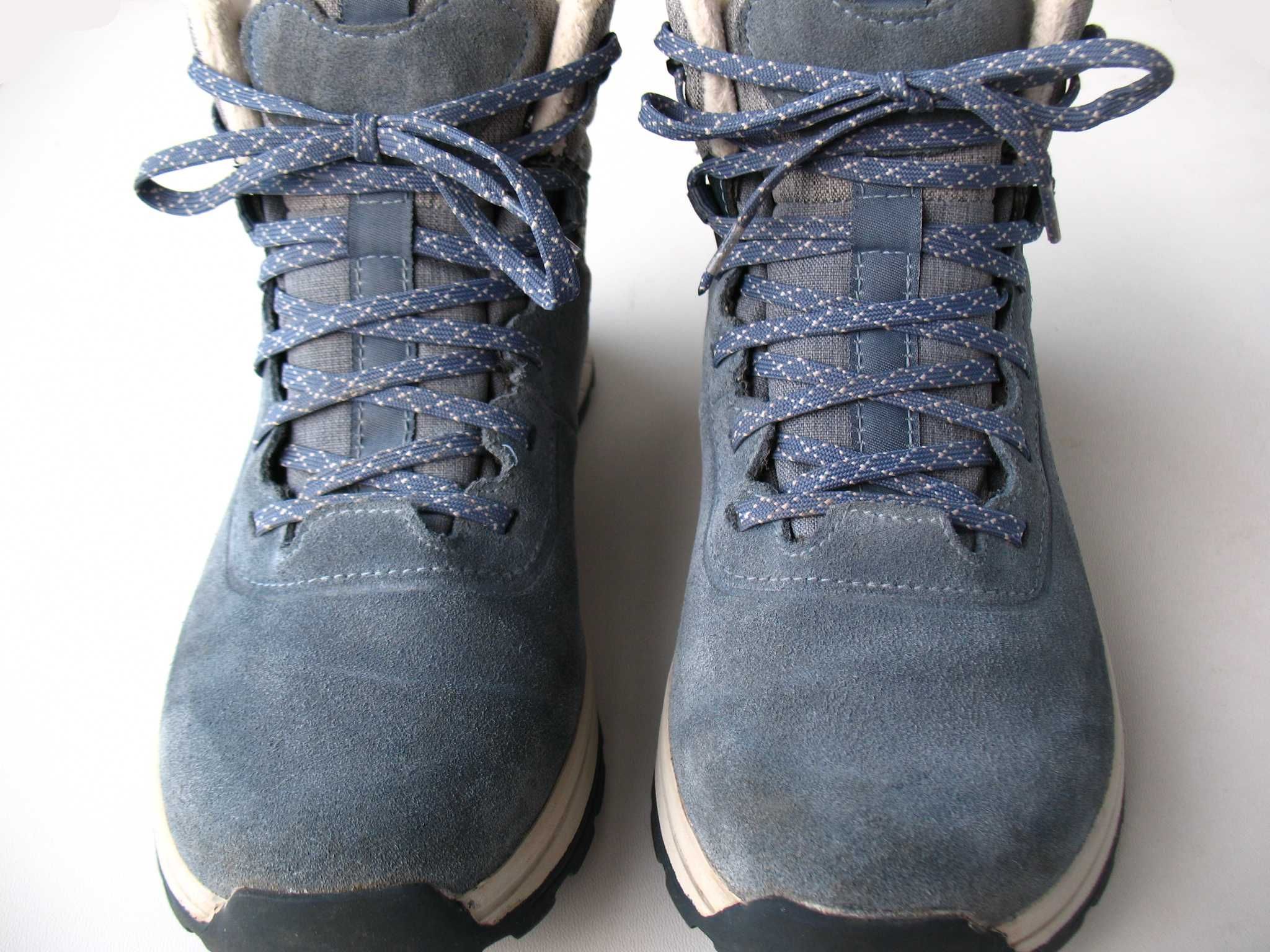Ocieplane, ładne, trwałe Quechua SH100 Waterproof Lace Blue. Rozm. 36.