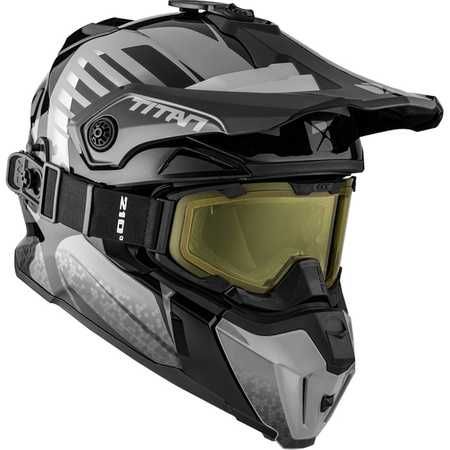 Kask na skuter śnieżny CKX Titan Avid Grey