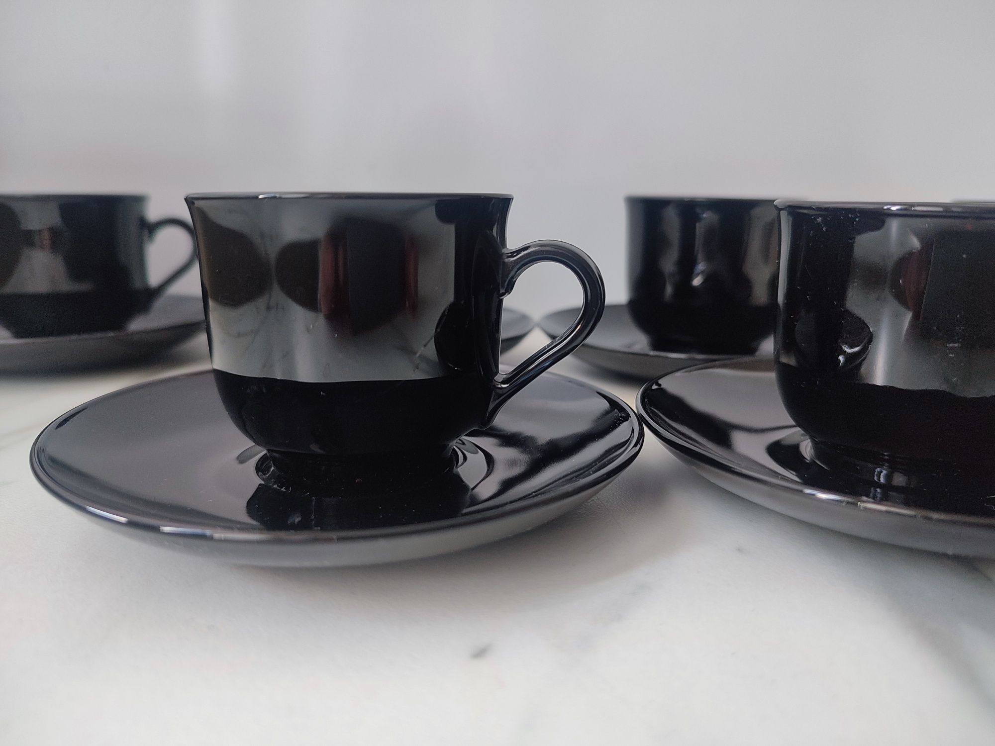 Filiżanki do espresso czarne 6 szt. Arcoroc