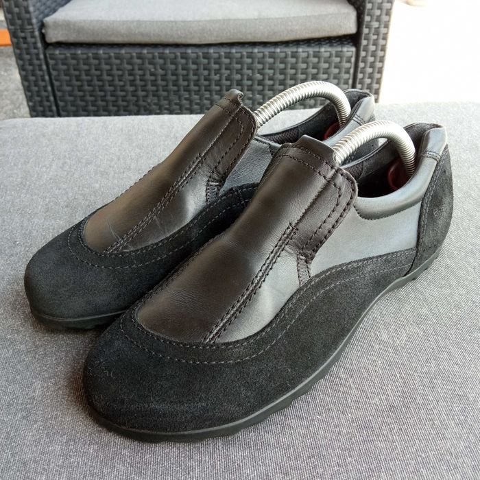 Ecco Mokasyny Damskie Buty Skórzane Wsuwane Rozmiar 37