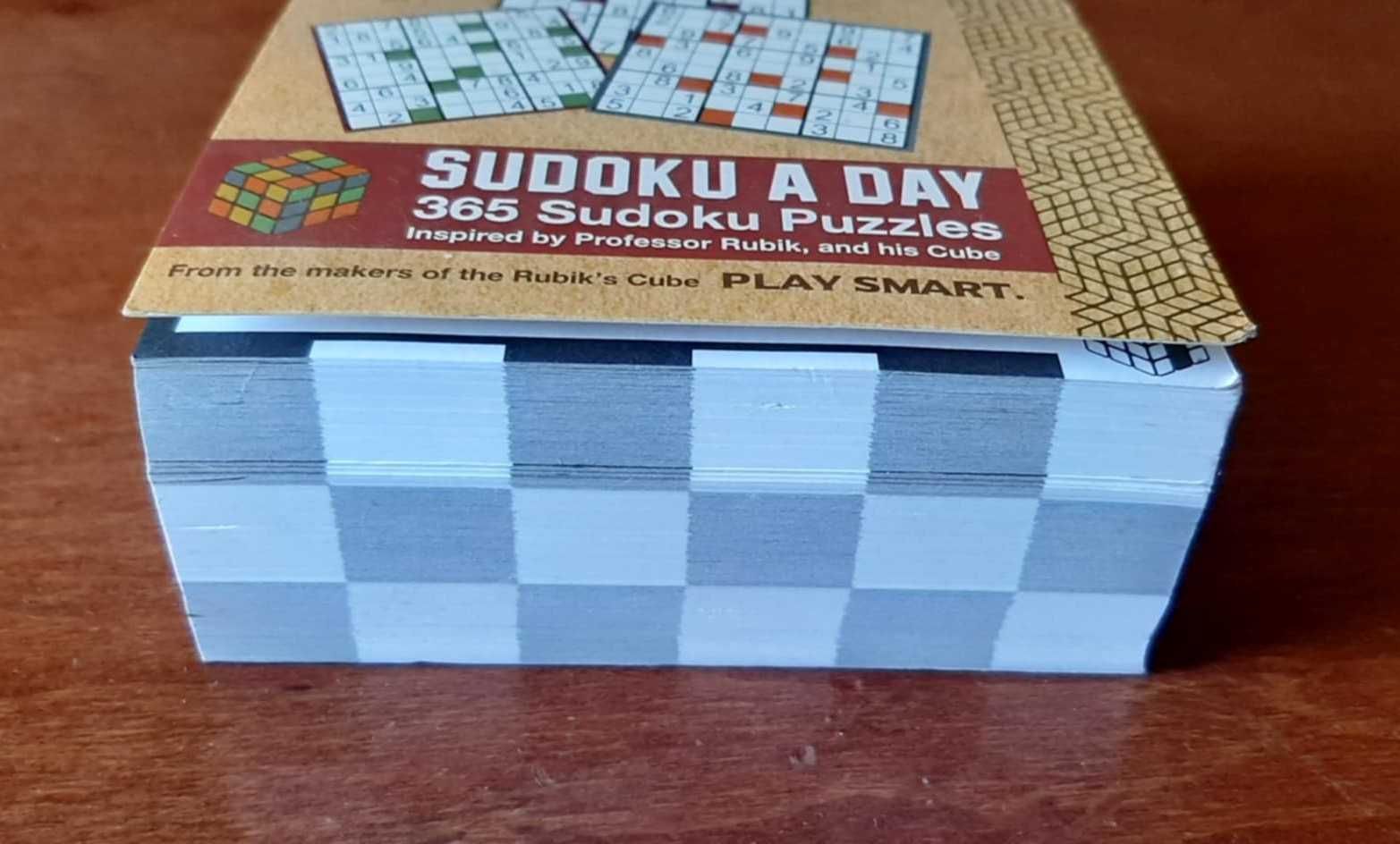 Kostka biurowa Sudoku A Day 365 na każdy dzień w roku Professor Rubik