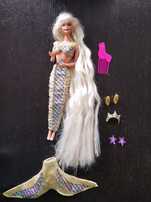 Jewel syrena złota Barbie vintage lata 90