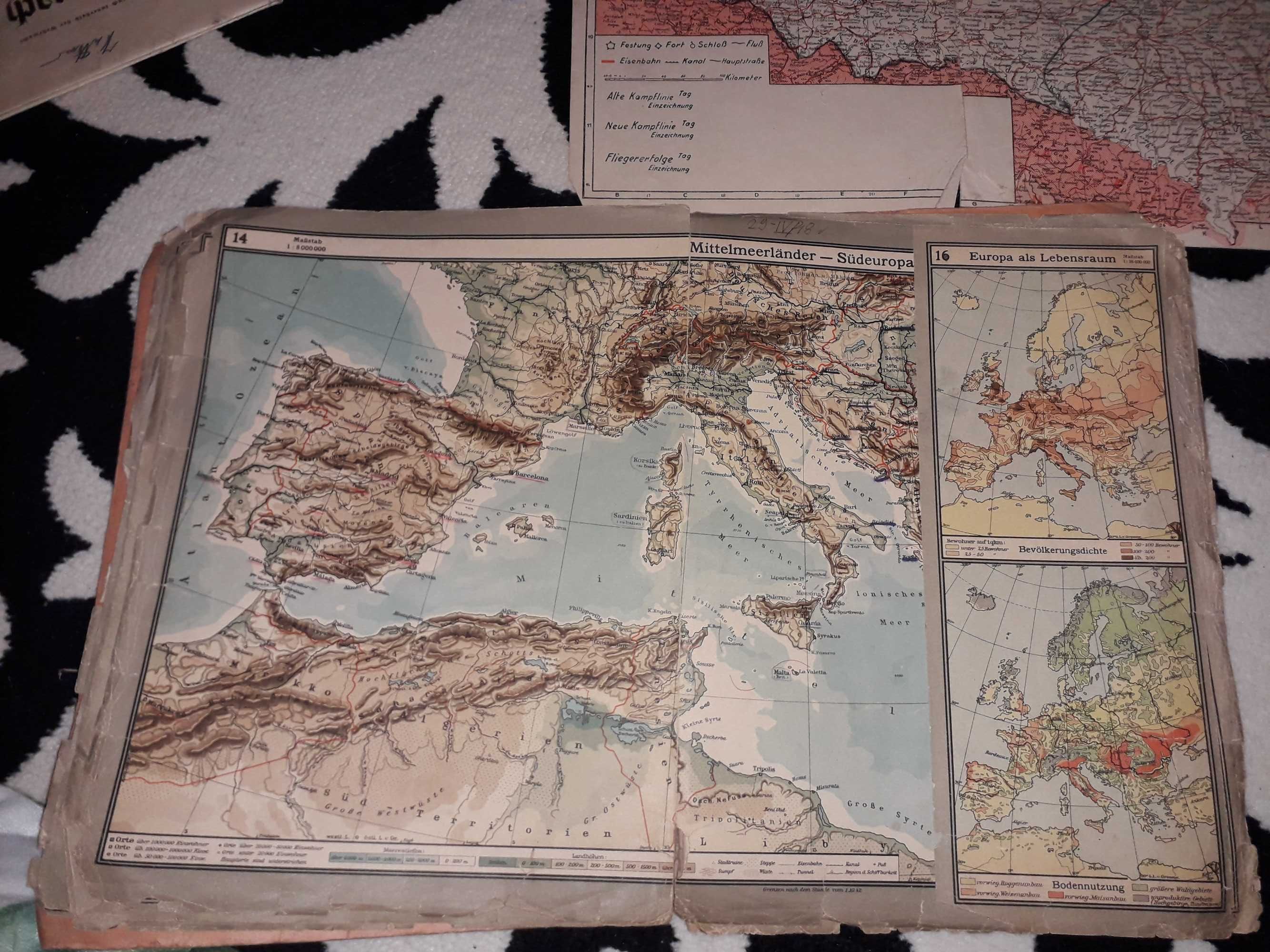 Atlas Niemiecki 1942 Skandynawia 1939 Mapa Polski