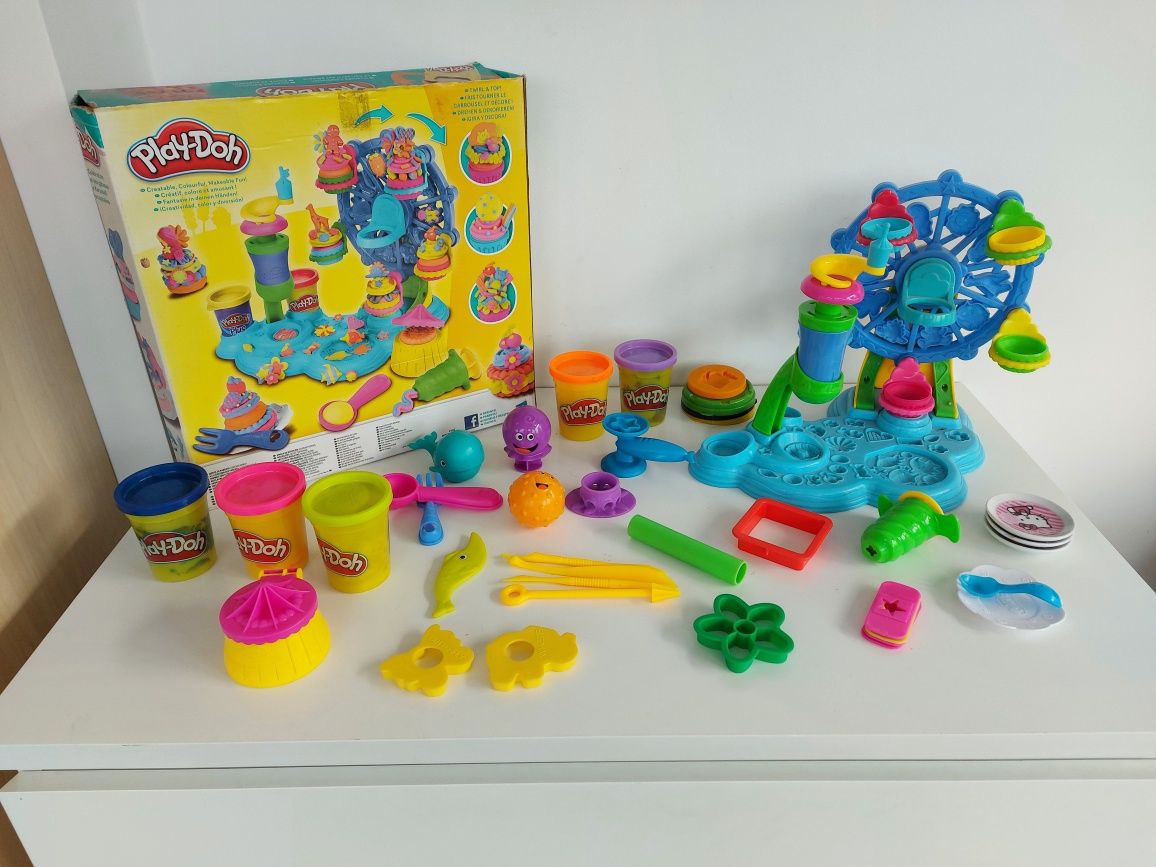 Ciastolina babeczkowy festiwal Play-Doh powiększony zestaw