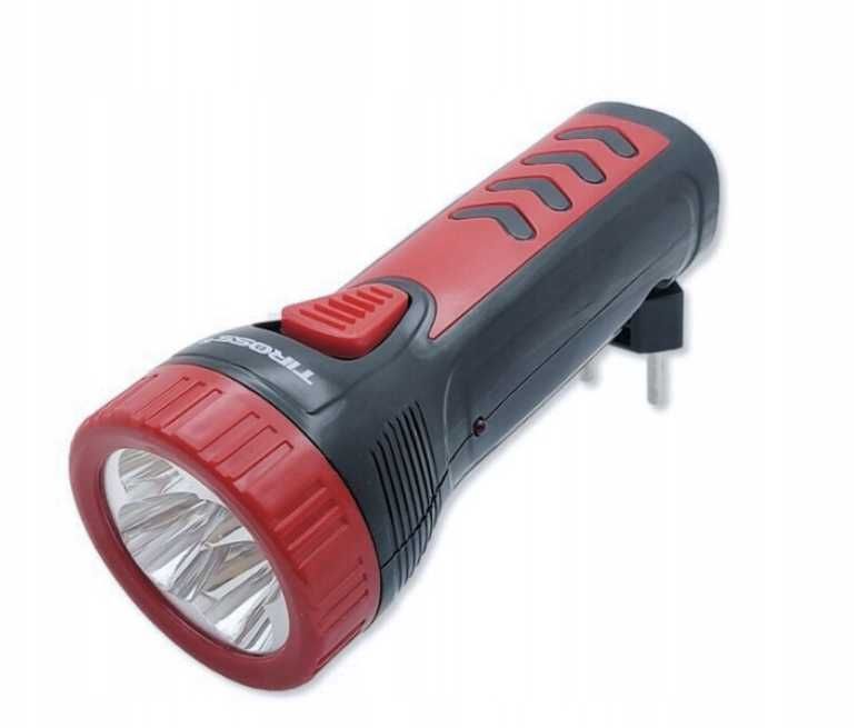 latarka akumulatorowa led 14cm z wtyczką TS-2226