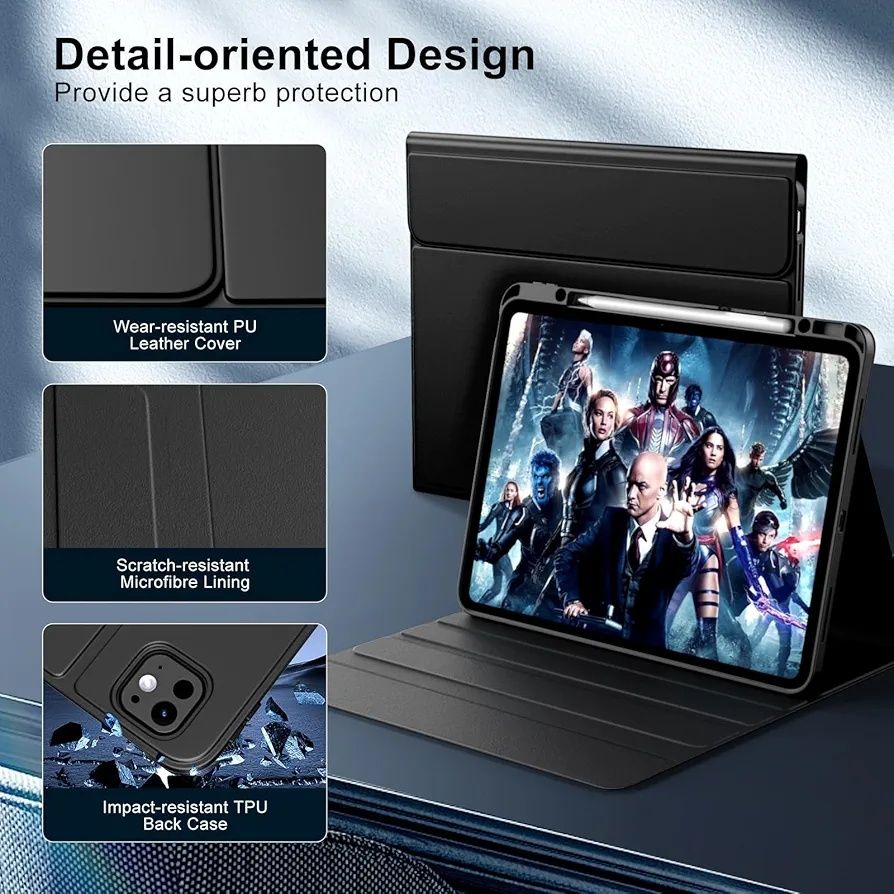 Etui ochronne z klawiaturą do iPad 13" 2024 MOKO O74