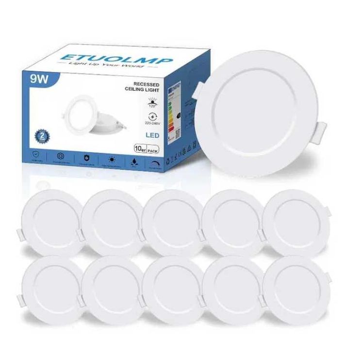 Halogeny sufitowe LED Białe ( 10 sztuk) 4000k Nr. 942