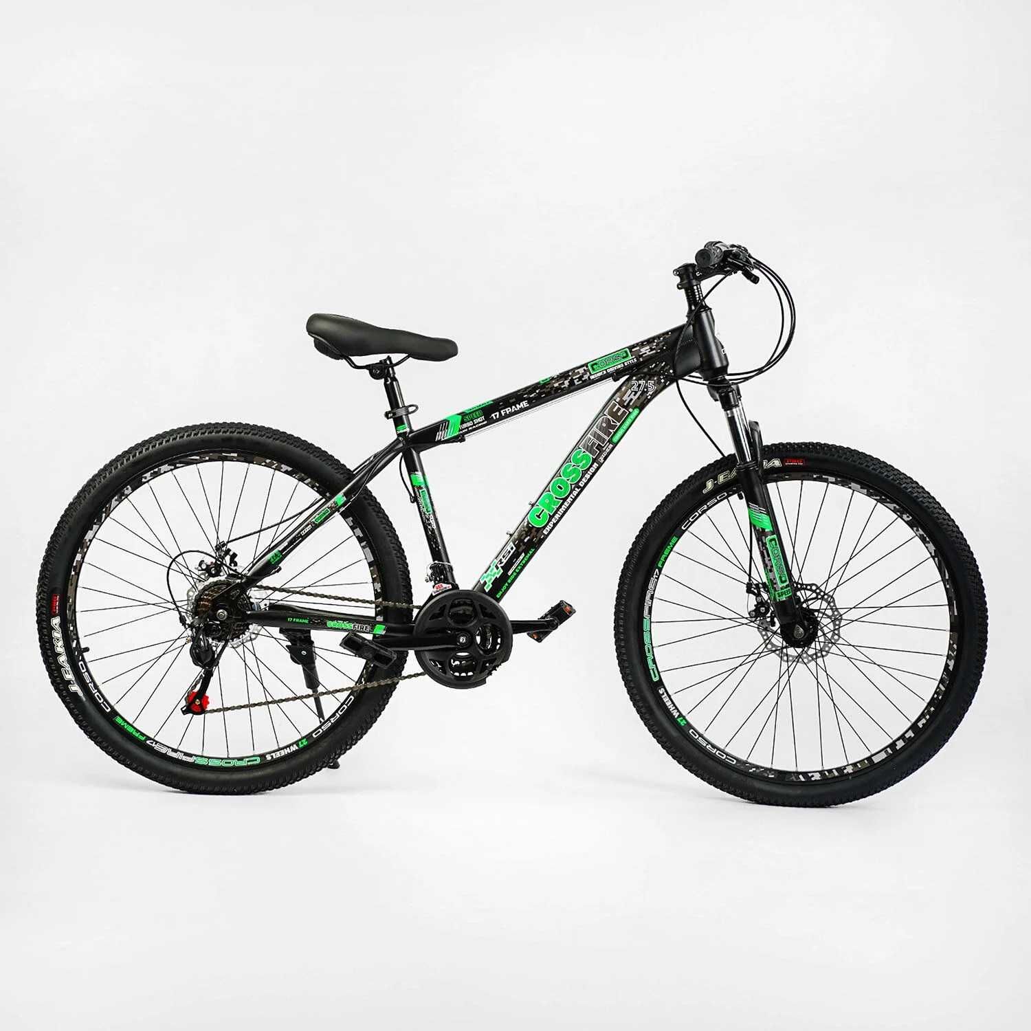 Надёжный горный велосипед Corso Crossfire 27,5" колесо 17 рама