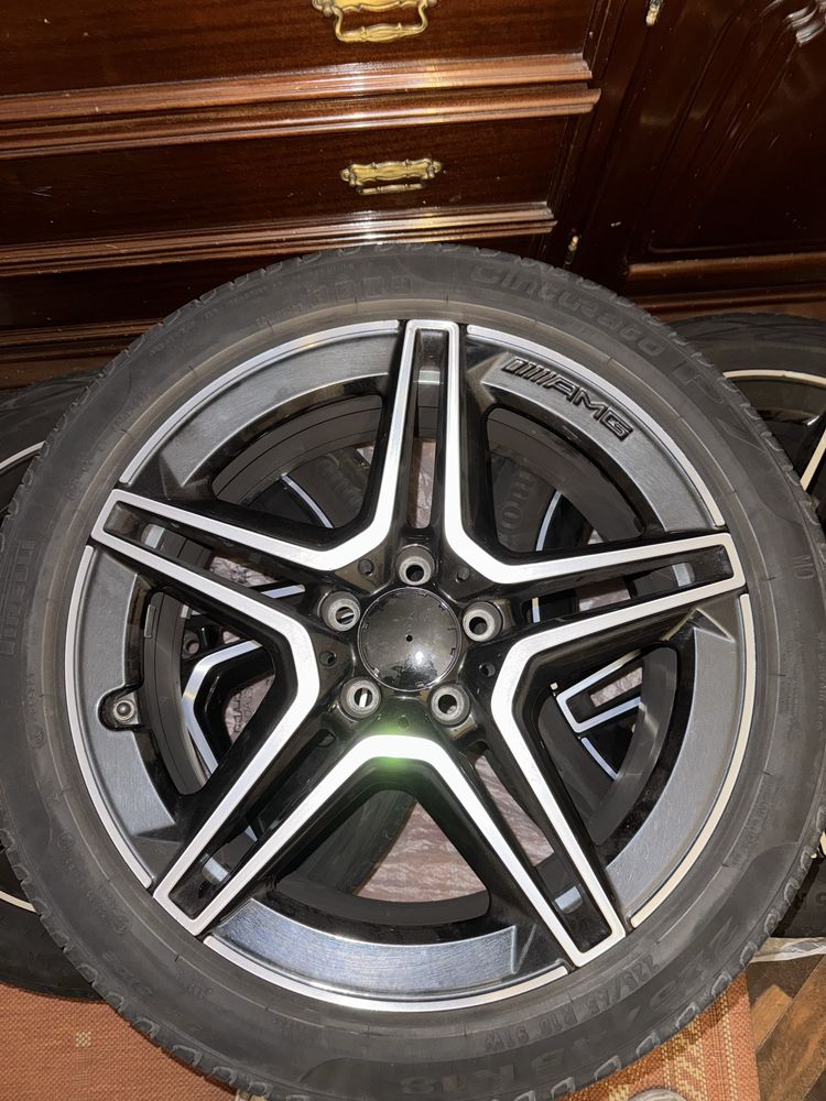Jantes 18 Mercedes AMG originais com pneus