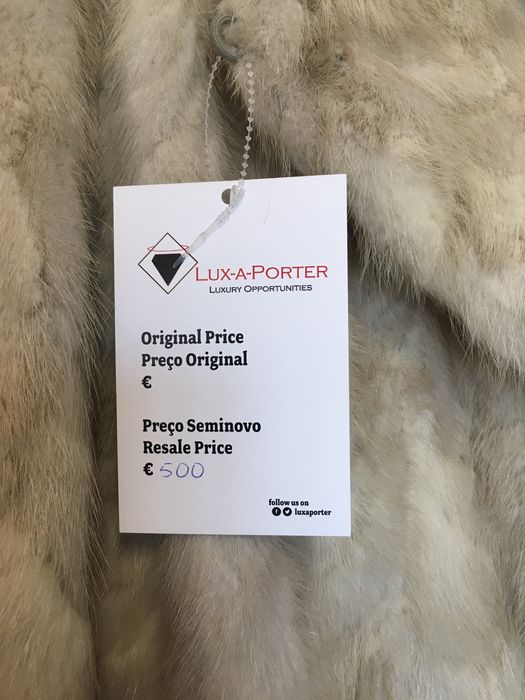 Casaco senhora vison 3/4