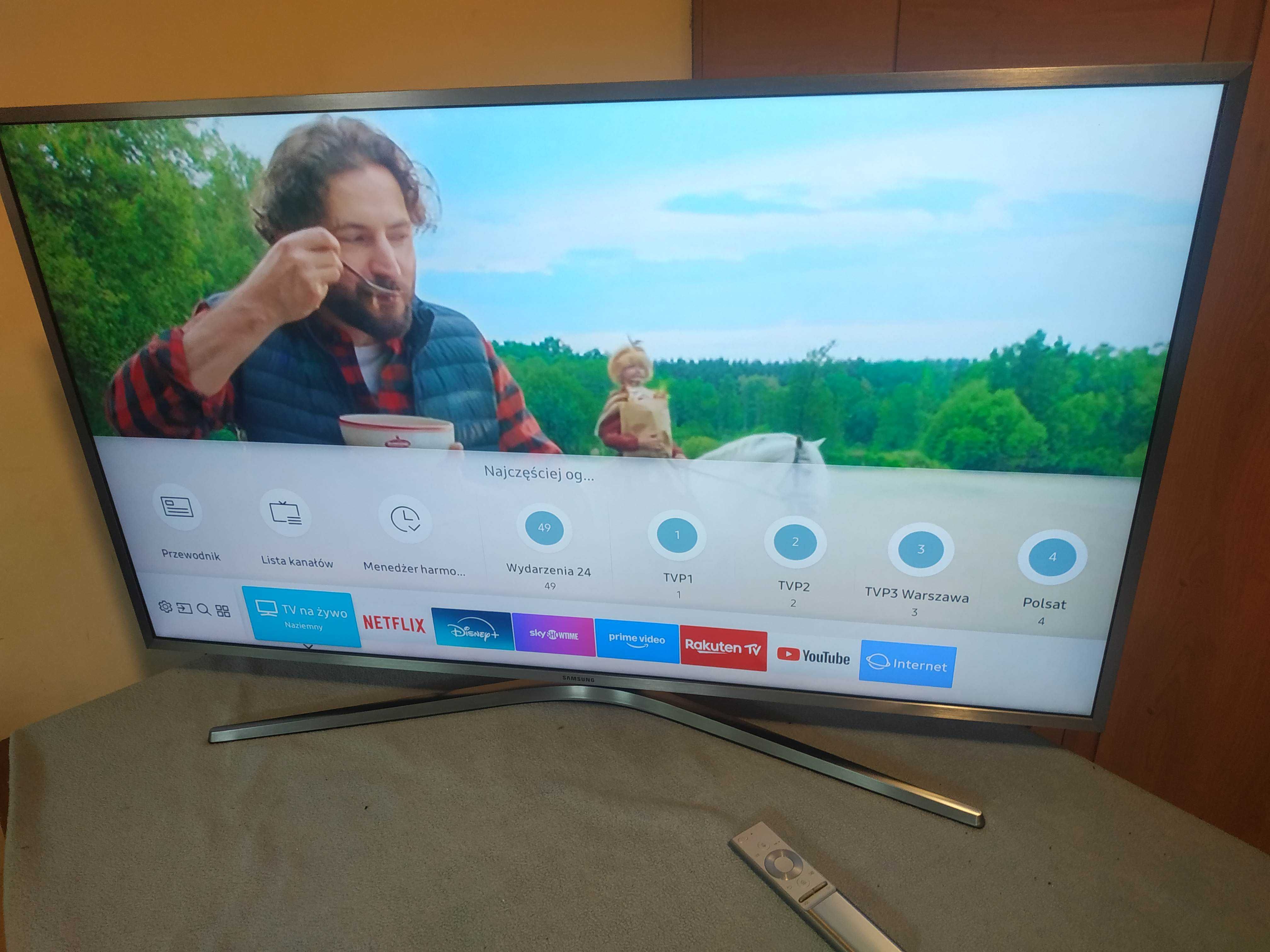 Smart TV 40" Samsung 4K WIFI YouTube Netflix Dvbt2 Hevc UHD Jak nowy !