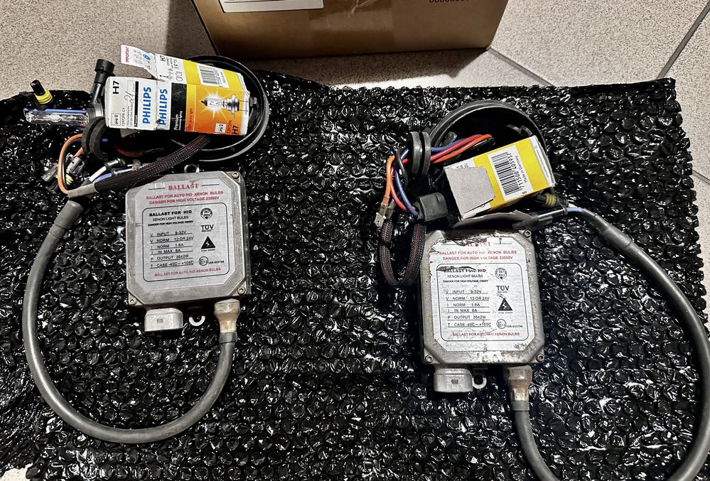 Zestaw XENON przetwornice 12V-35W