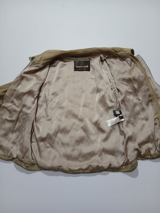 Женская косуха Roberto Cavalli замшевая