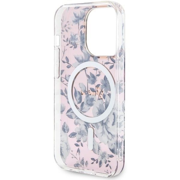 Etui Guess Guhmp14Lhcfwsp iPhone 14 Pro 6.1" Różowe Flower MagSafe