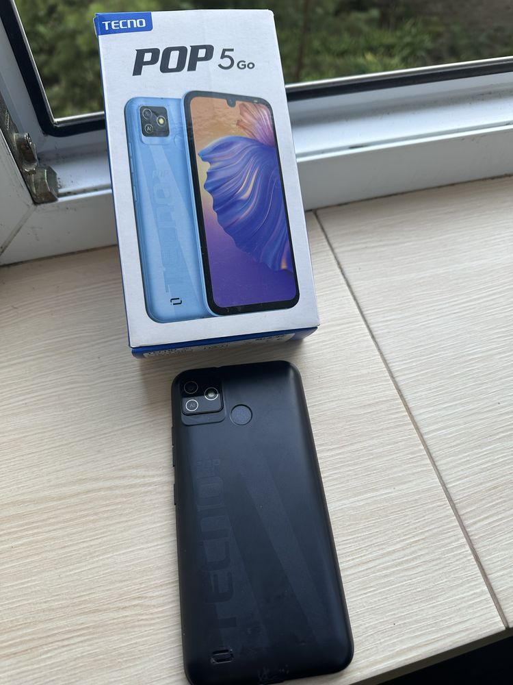 Смартфон Tecno POP 5 Go (BD1) 1/16Gb Dual Sim Aether Black