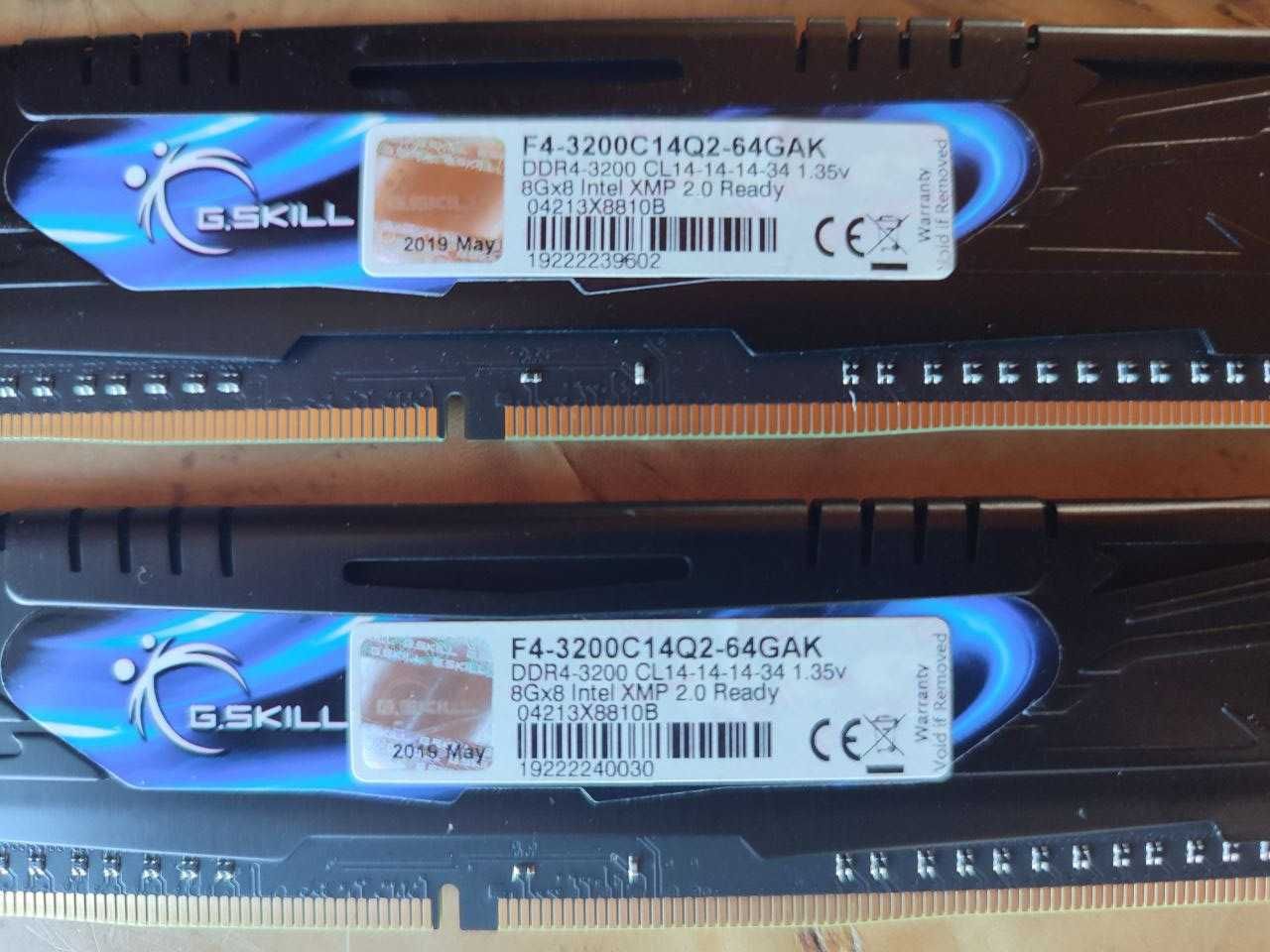 Оперативна пам'ять ОЗУ DDR4 G.Skill Ares 8 Гб 3200 Mhz CL14 Samsung