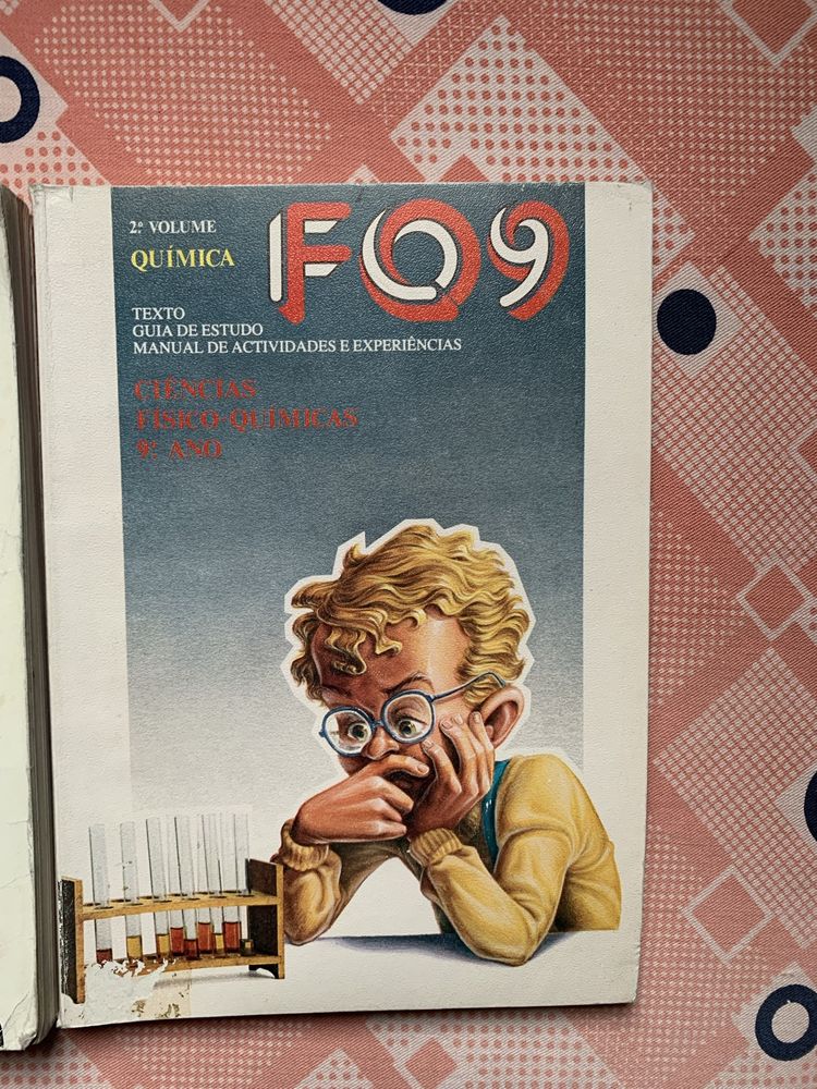 Livros “FQ 9” - 2 Volumes - Ciências Físico-Químicas 9° ano