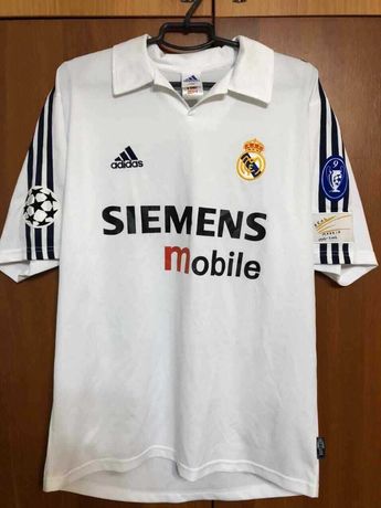 Camisola vintage e rara Real Madrid Champions League 2002