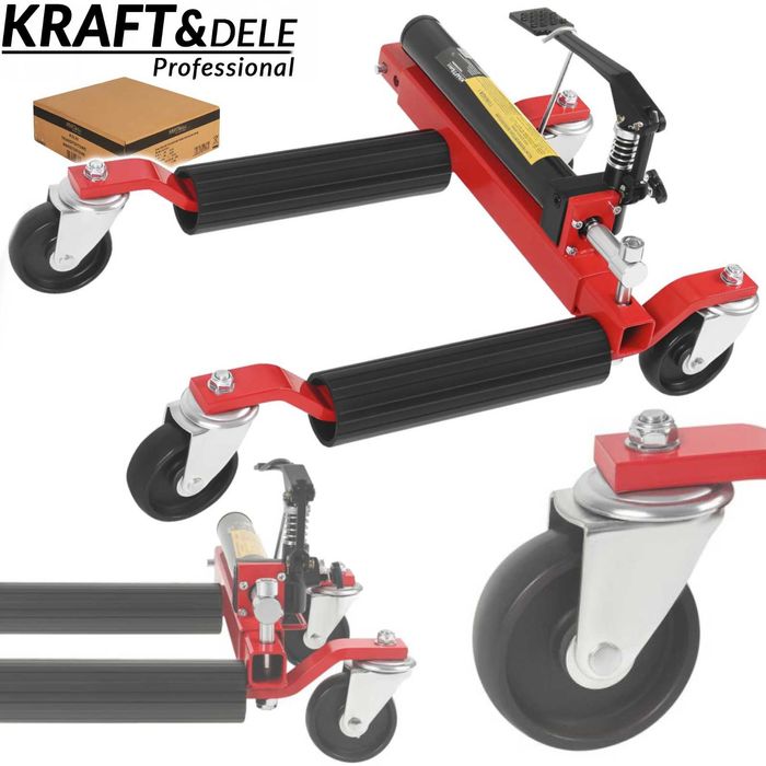 KRAFT&DELE Rolka Transportowa Warsztatowa Wałek 680kg 2 Sztuki KD3571