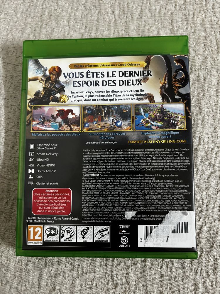 Jogo Xbox Immortals Fenyx Rising