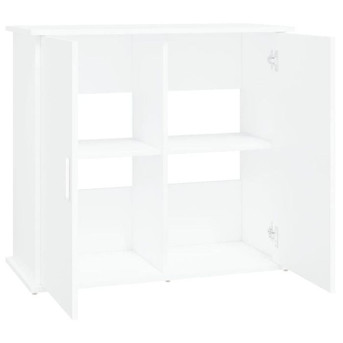 vidaXL Szafka pod akwarium, biała, 81x36x73cm, materiał drewnopochodny