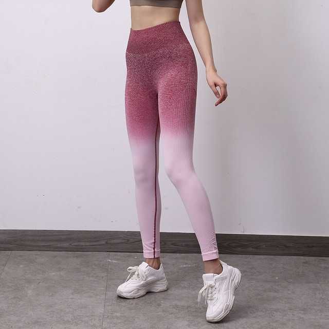 Legginsy do jogi ombre wyszczuplające S