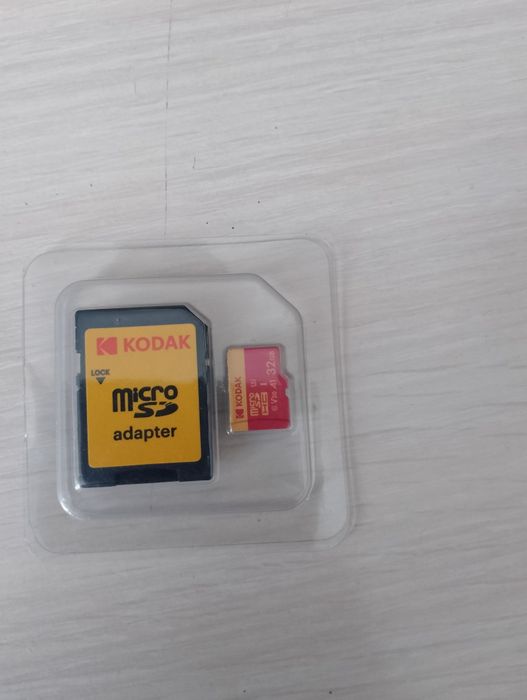 Карта пам'яті Kodak 32GB UHS-1 (U3). Клас швидкості відео V30