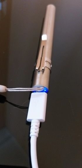 Lanterna Bolso Carregamento USB - Nova!