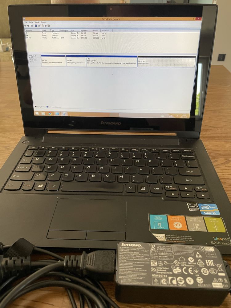 Laptop Lenovo S210 touch intel i3