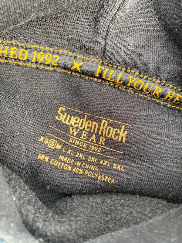 Bluza z kapturem hoodie Sweden Rock Affliction metal rock mech Tour