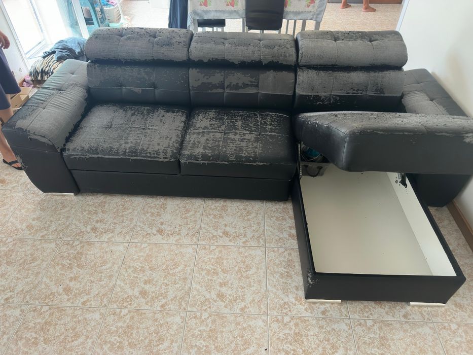 Sofá-cama chaise longue