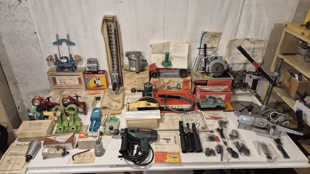 Wiertarka Celma PRCr 10/6 S zestaw fabrycznie nowy Unikat 30 przystawe