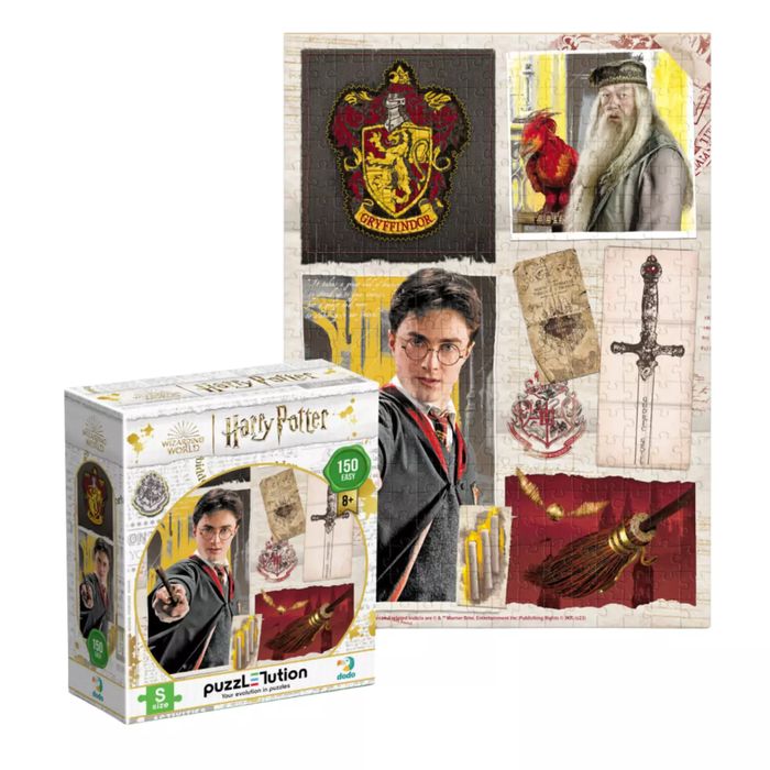 Puzzle 150 elementów. Harry Potter. Gryffindor. Dodo