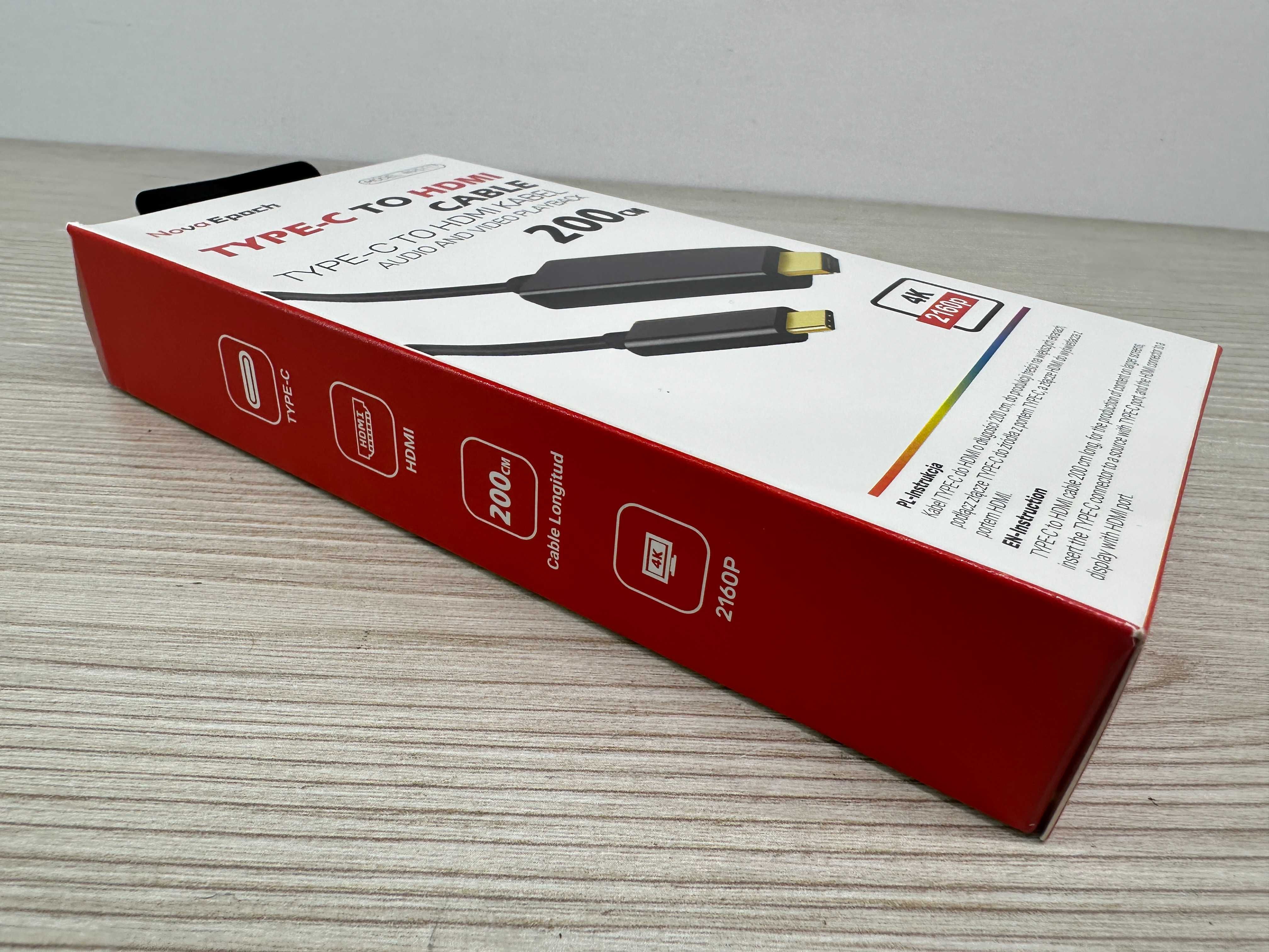 Kabel USB-C HDMI 4K 2160P 2M NovaEpoch NVG117