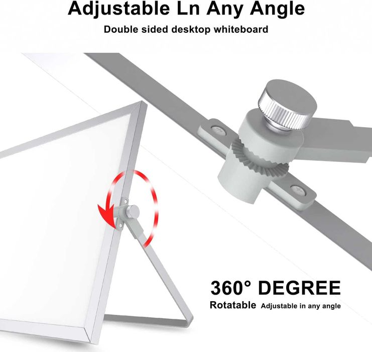 OWill tablica suchościeralna magnetyczna na biurko o wymiarach 30 x 40