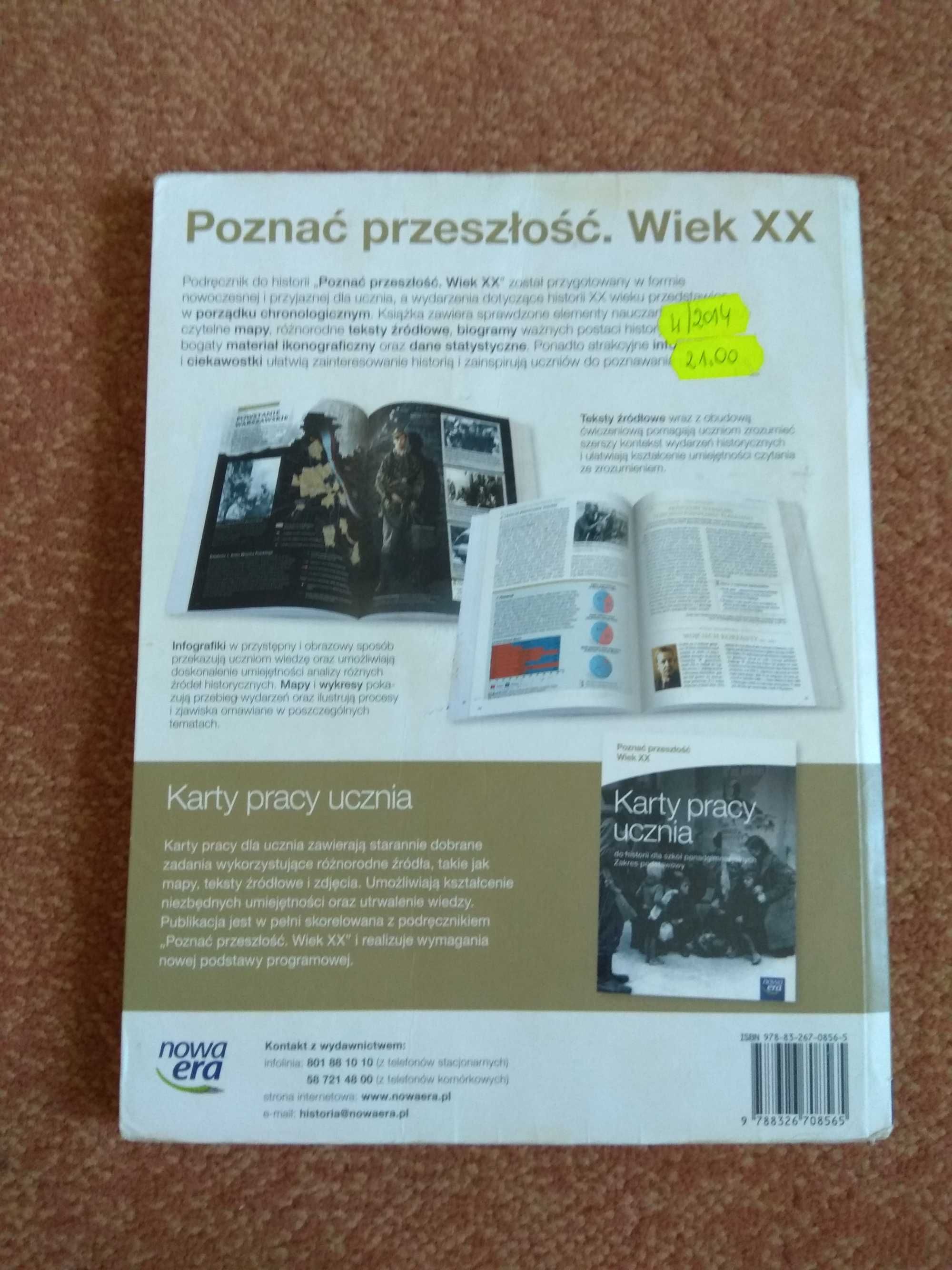 Poznać przeszłość. Wiek XX. Historia. Szkoła ponadgimnazjalna