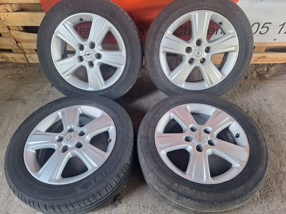 Alufelgi 5x110 16 ET44 OPEL Astra G Combo Corsa Meriva Vectra Zafira