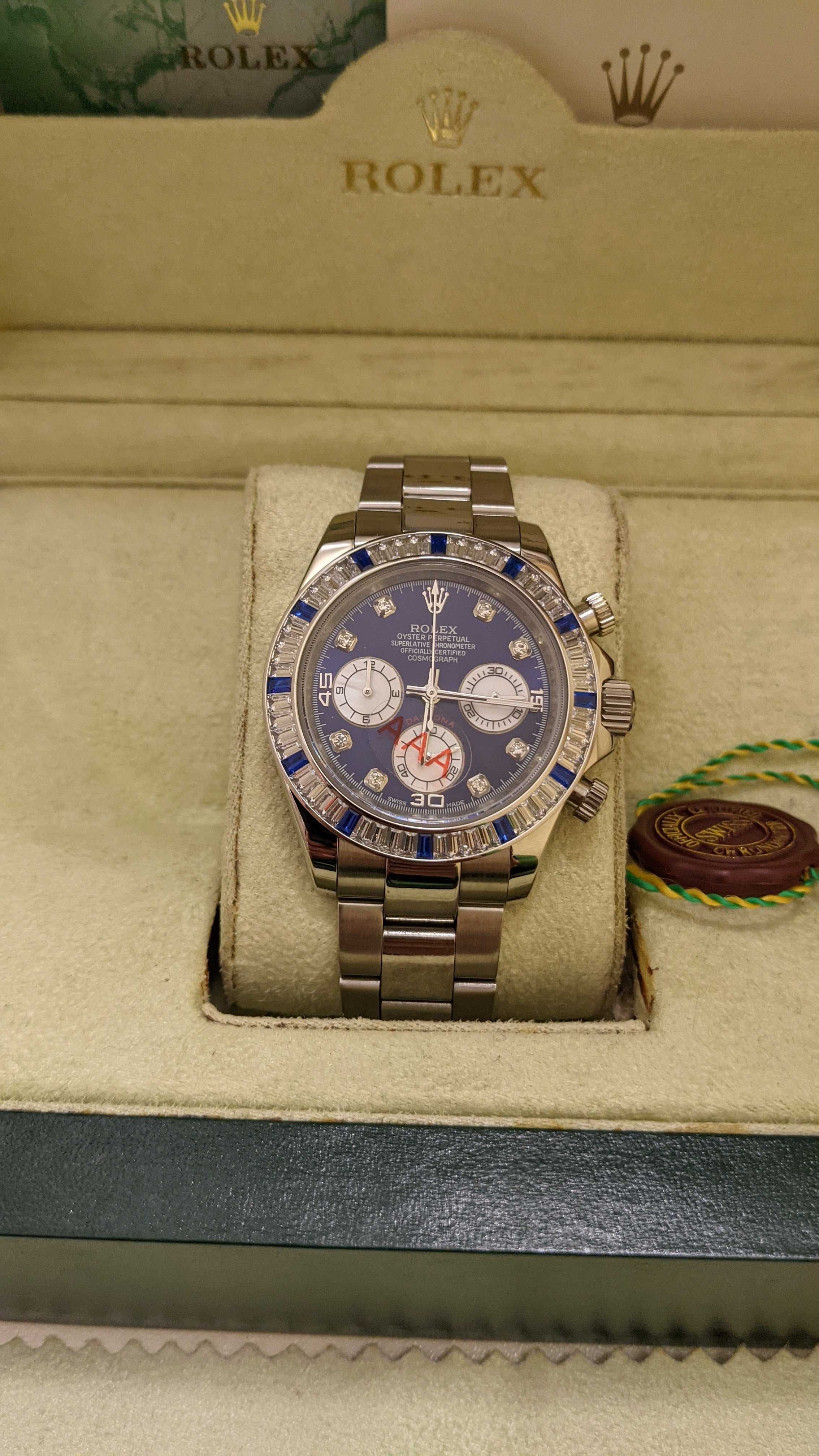 Rolex Daytona Blue/Green Diamonds AAA (2 цвета)