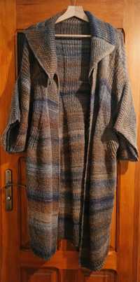 Długi sweter kardigan
